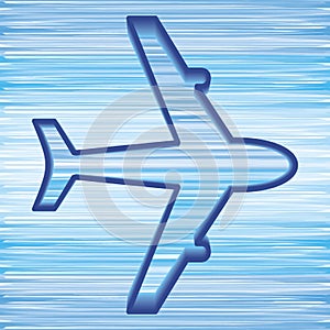 Airplane symbol