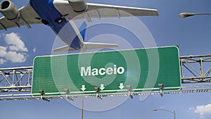 Airplane Take off Maceio