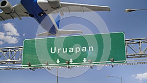 Airplane Take off Uruapan