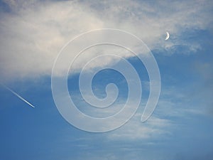 Airplane to the moon