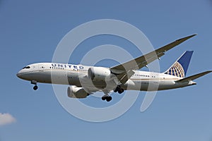 A airplane of United Airlines