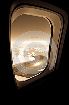 Airplane window