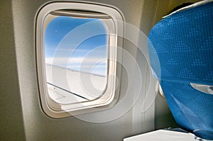 Airplane window img