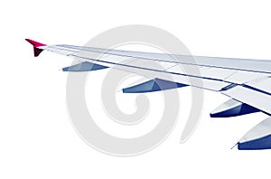 Airplane wing isolated