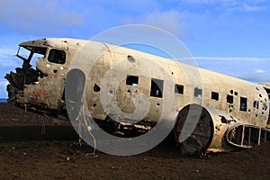 Airplane wrack, Iceland
