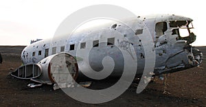 Airplane wrack, Iceland