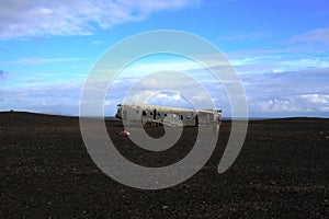 Airplane wrack, Iceland