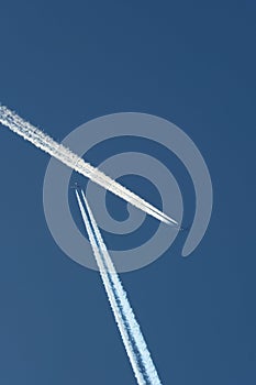 contrails. photo