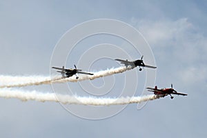 3 Airplanes in Formation