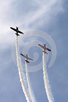 3 Airplanes in Formation