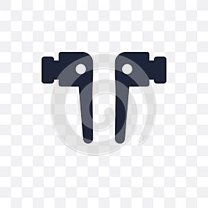Airpods transparent icon. Airpods symbol design from Internet se