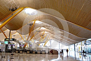 Airport check-in hall