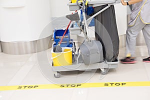 Airport cleaning service photo