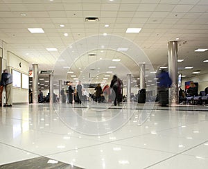 Airport concourse photo