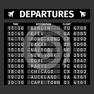 Airport Departure Board