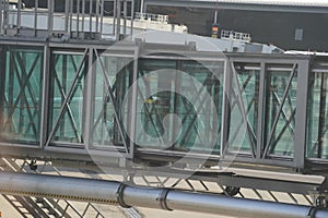 Airport Detail of Malpensa Milan Italy