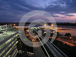 Airport At Dusk