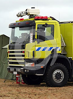 Airport fire rescue truck