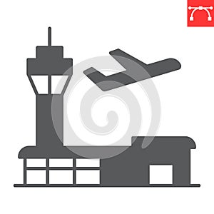 Airport glyph icon