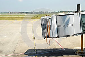 Airport jetway photo