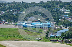 The airport a landscape to Port Blair India