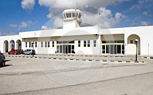 Airport Milos Cyclades Greek Island Greece