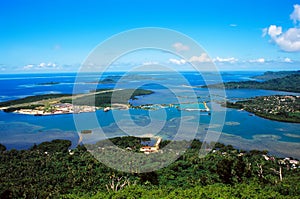 Airport on Pohnpei Island, Micronesia