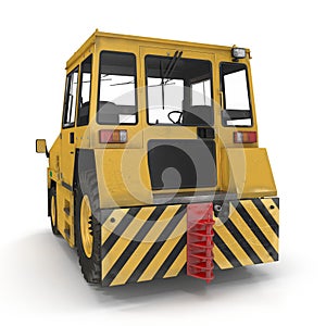 Airport Push Back Tractor Hallam HE50. 3D illustration