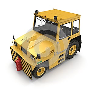 Airport Push Back Tractor Hallam HE50. 3D illustration