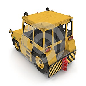 Airport Push Back Tractor Hallam HE50. 3D illustration