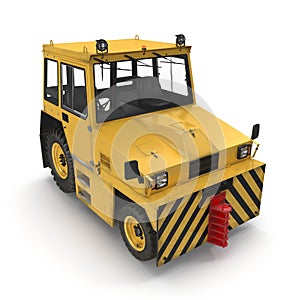 Airport Push Back Tractor Hallam HE50. 3D illustration