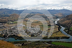 Airport into Queenstown, New Zealand