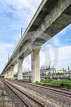 Airport rail link railway in Bangkok