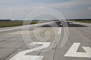 Airport runway photo
