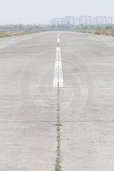 Airport runway photo
