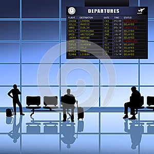Airport - Set 2 - Passengers Waiting