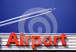 Airport sign