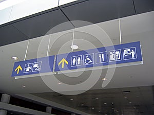 Airport signs