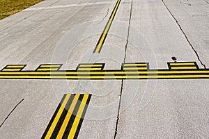 Airport stop lines