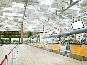 Airport Terminal Interior Area