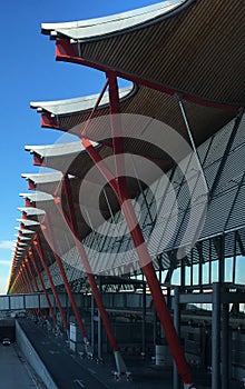 Airport terminal in Madrid Barajas photo