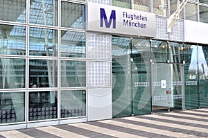 Airport terminal in Munich