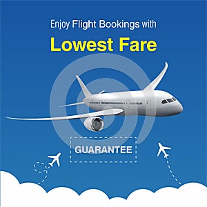 Airport Ticket Booking Banner
