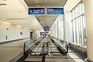 Airport Travel Moving Walkway in Charlotte, NC