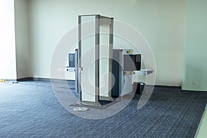 Airport TSA Security Check Scanner Machine