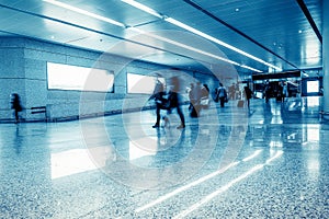 Airport Tunnel and pedestrian