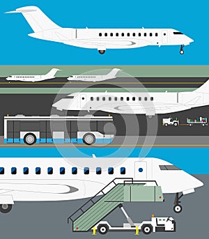 Airport vector set