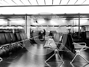 Airport waiting lounge