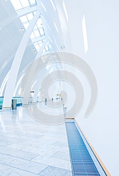 Airport walkway at Copenhagen Airport