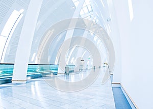 Airport walkway at Copenhagen Airport